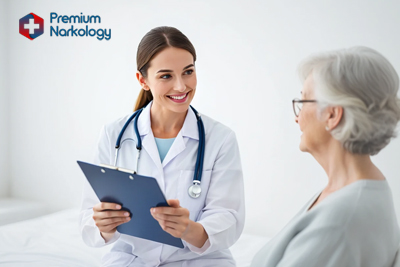 Доктор разговаривает с пациентом